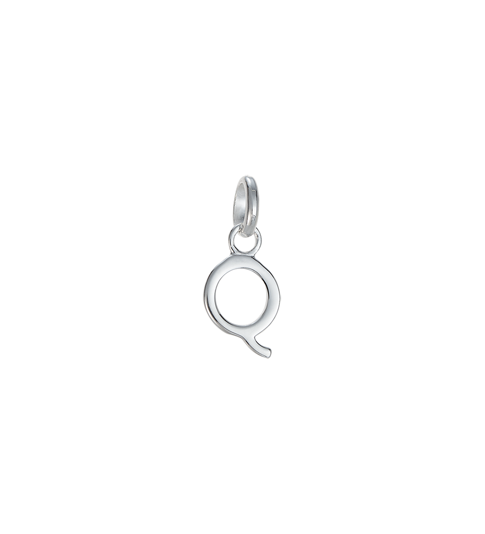 Q - OUTLINE INITIAL (STERLING SILVER) - Roma Gift & Gourmet