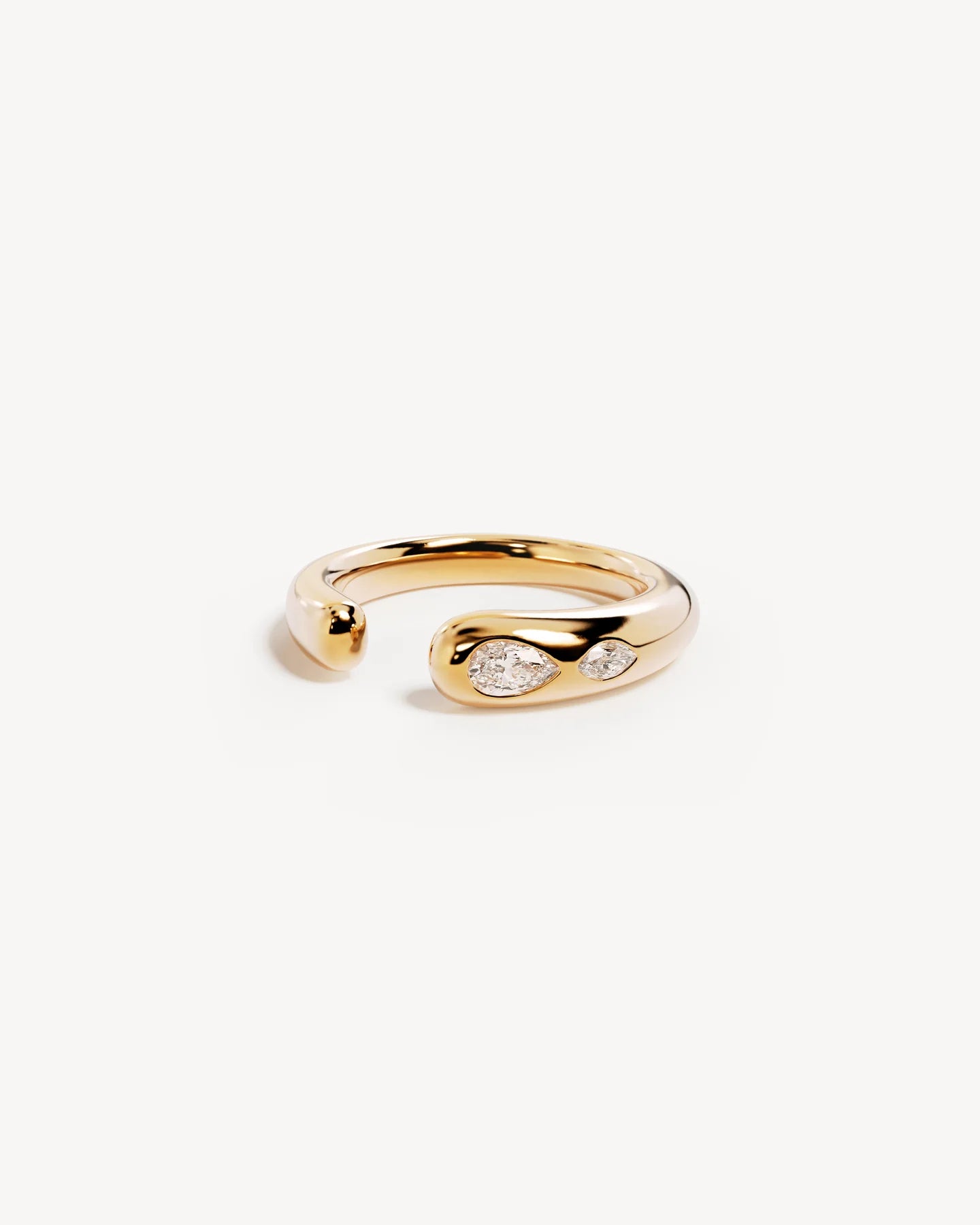 18k Gold Vermeil Dewdrop Ring - Roma Gift & Gourmet