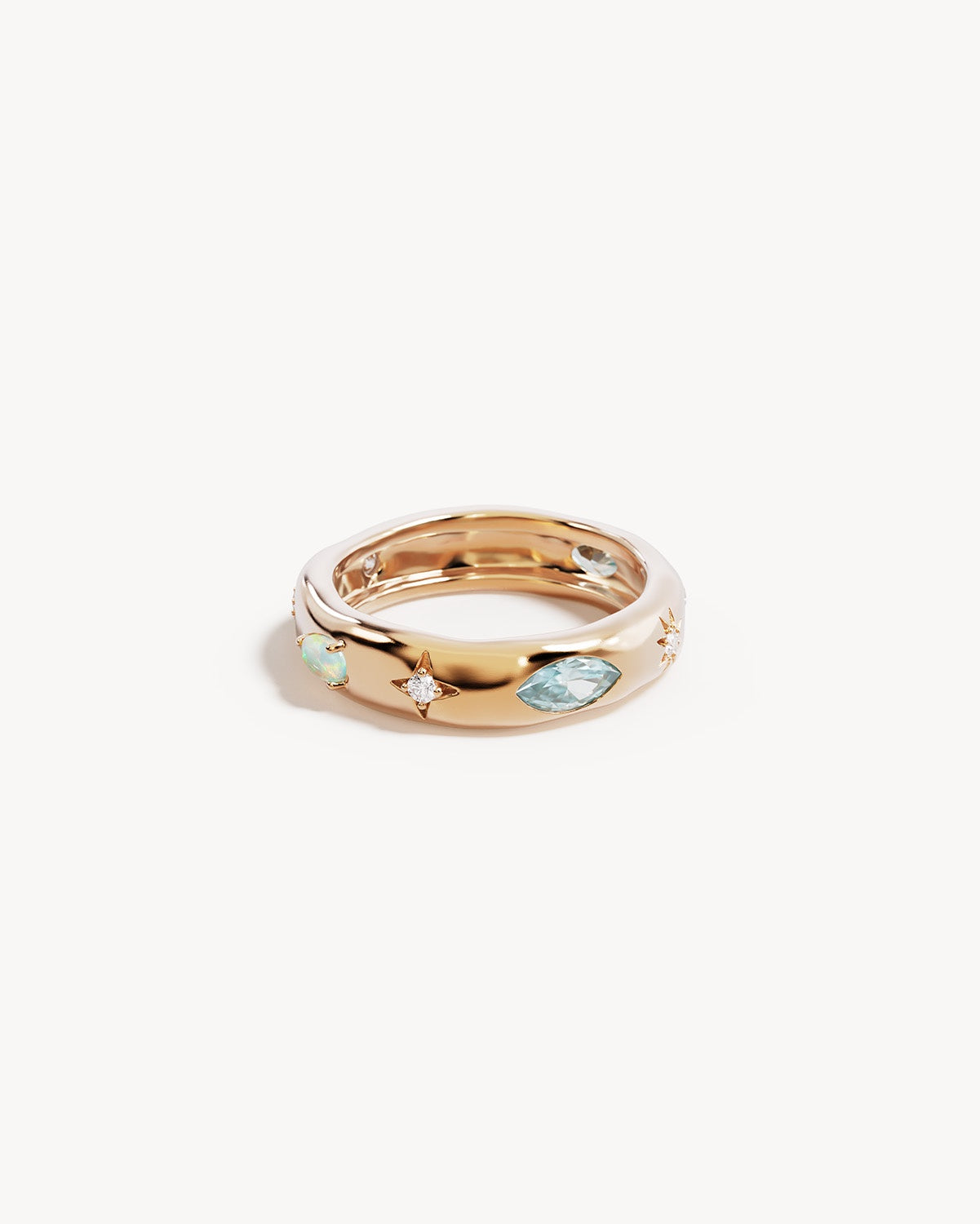 Hope and Protection Ring - 18k Gold Vermeil - Roma Gift & Gourmet