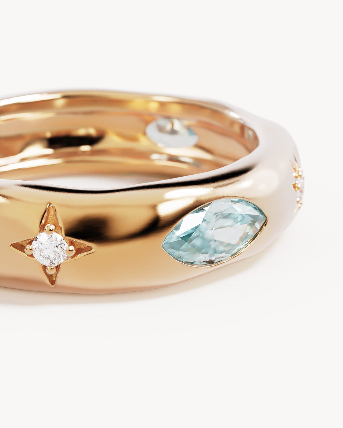 Hope and Protection Ring - 18k Gold Vermeil - Roma Gift & Gourmet