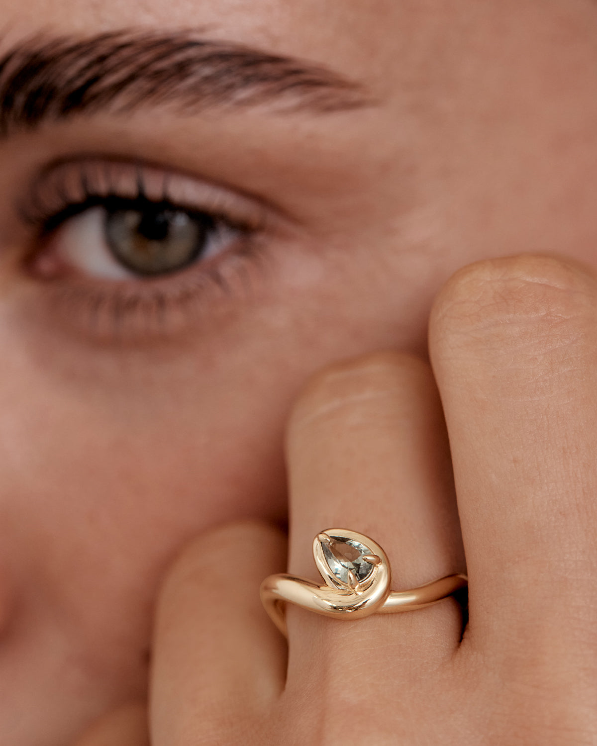 18k Gold Vermeil Embrace Growth Ring