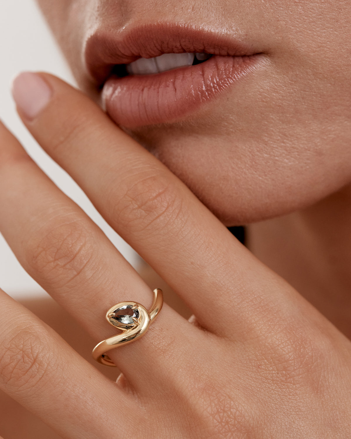 18k Gold Vermeil Embrace Growth Ring