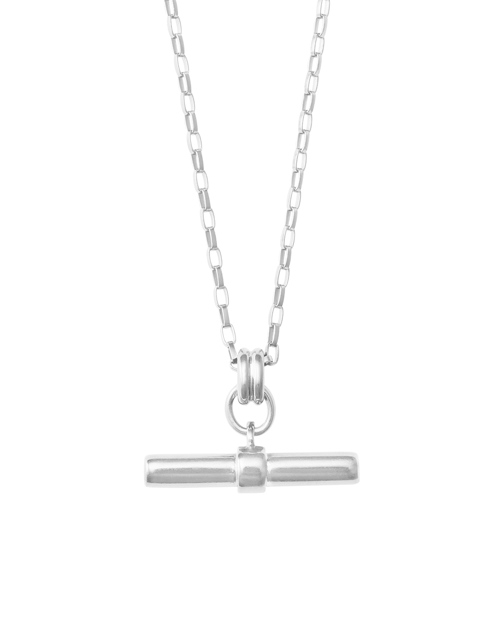 ROAM T-BAR NECKLACE (STERLING SILVER) - Roma Gift & Gourmet