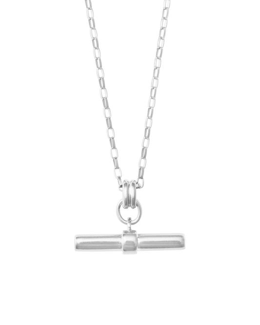 ROAM T-BAR NECKLACE (STERLING SILVER) - Roma Gift & Gourmet