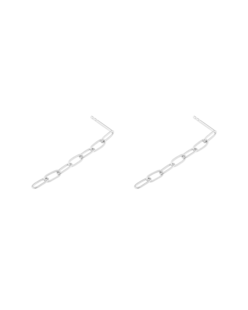 RUE CHAIN EARRING (STERLING SILVER) - SET - Roma Gift & Gourmet