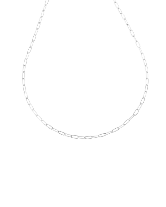 RUE CHAIN NECKLACE (STERLING SILVER) - Roma Gift & Gourmet