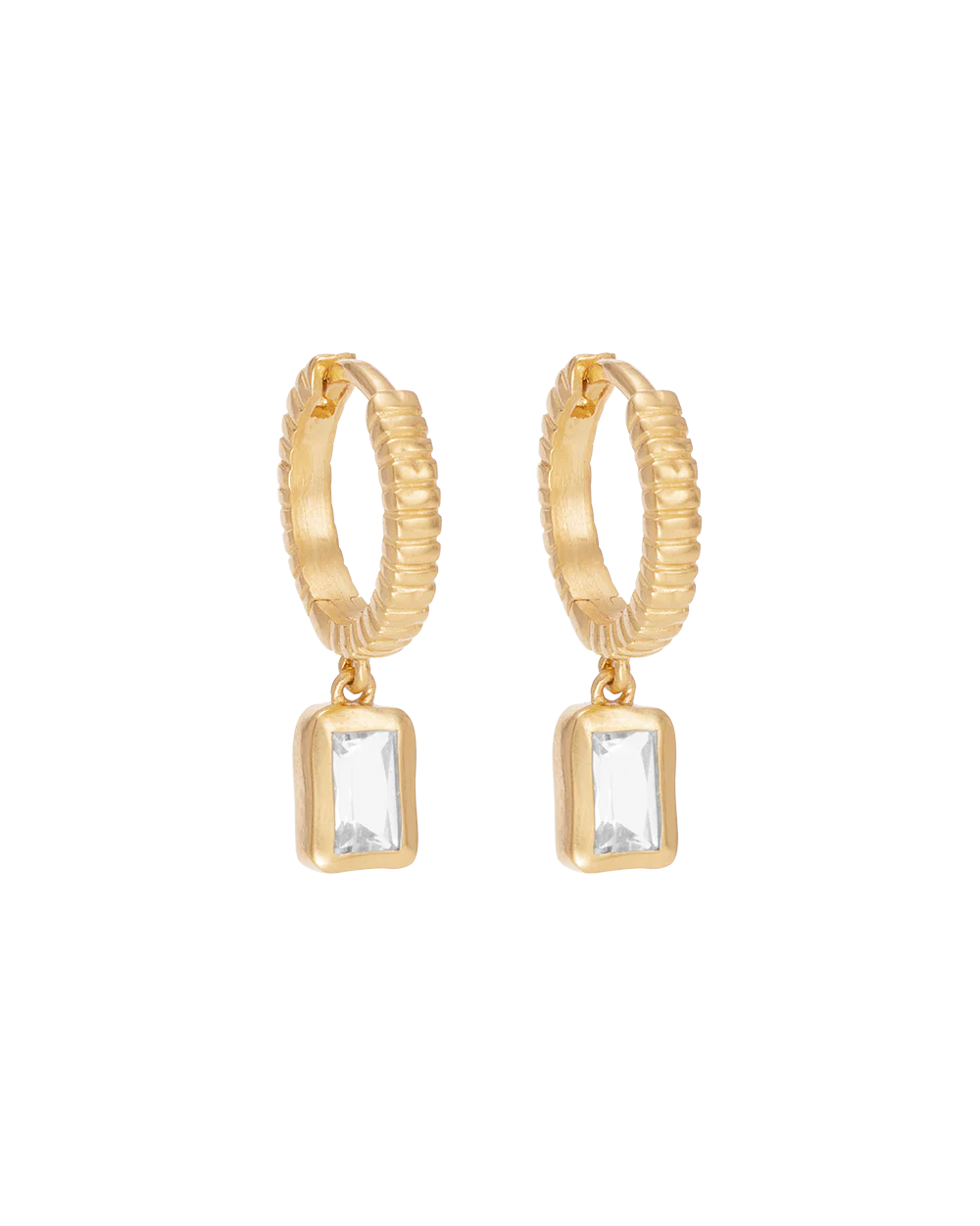 SIERRA HOOPS (18K GOLD PLATED) - SET - Roma Gift & Gourmet