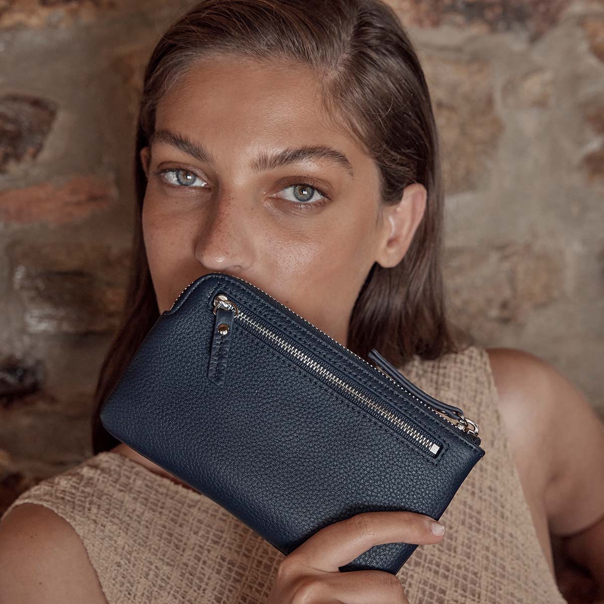 Smoke and Mirrors Wallet - Midnight Blue - Roma Gift & Gourmet