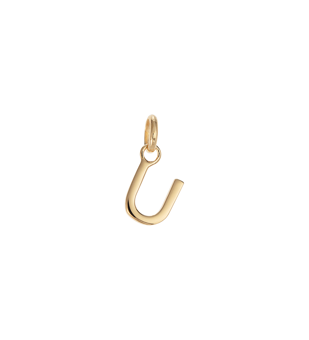U - OUTLINE INITIAL (18K GOLD VERMEIL) - Roma Gift & Gourmet