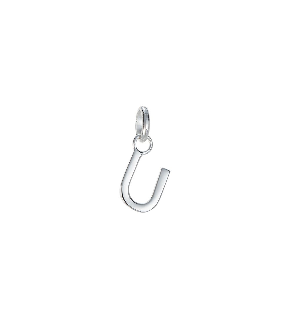 U - OUTLINE INITIAL (STERLING SILVER) - Roma Gift & Gourmet
