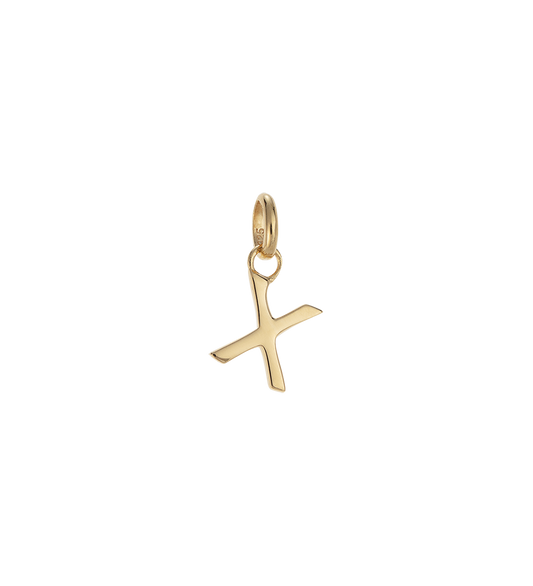 X - OUTLINE INITIAL (18K GOLD VERMEIL) - Roma Gift & Gourmet