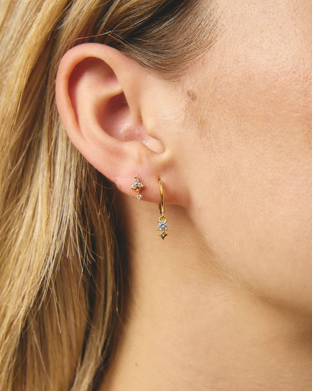 Evara Studs - Gold