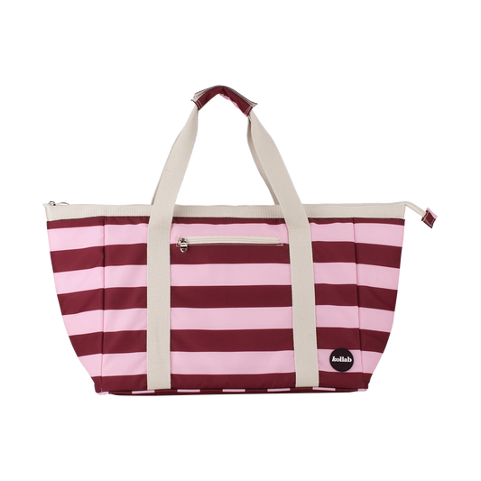 Holiday Tote Bag Coco Stripe