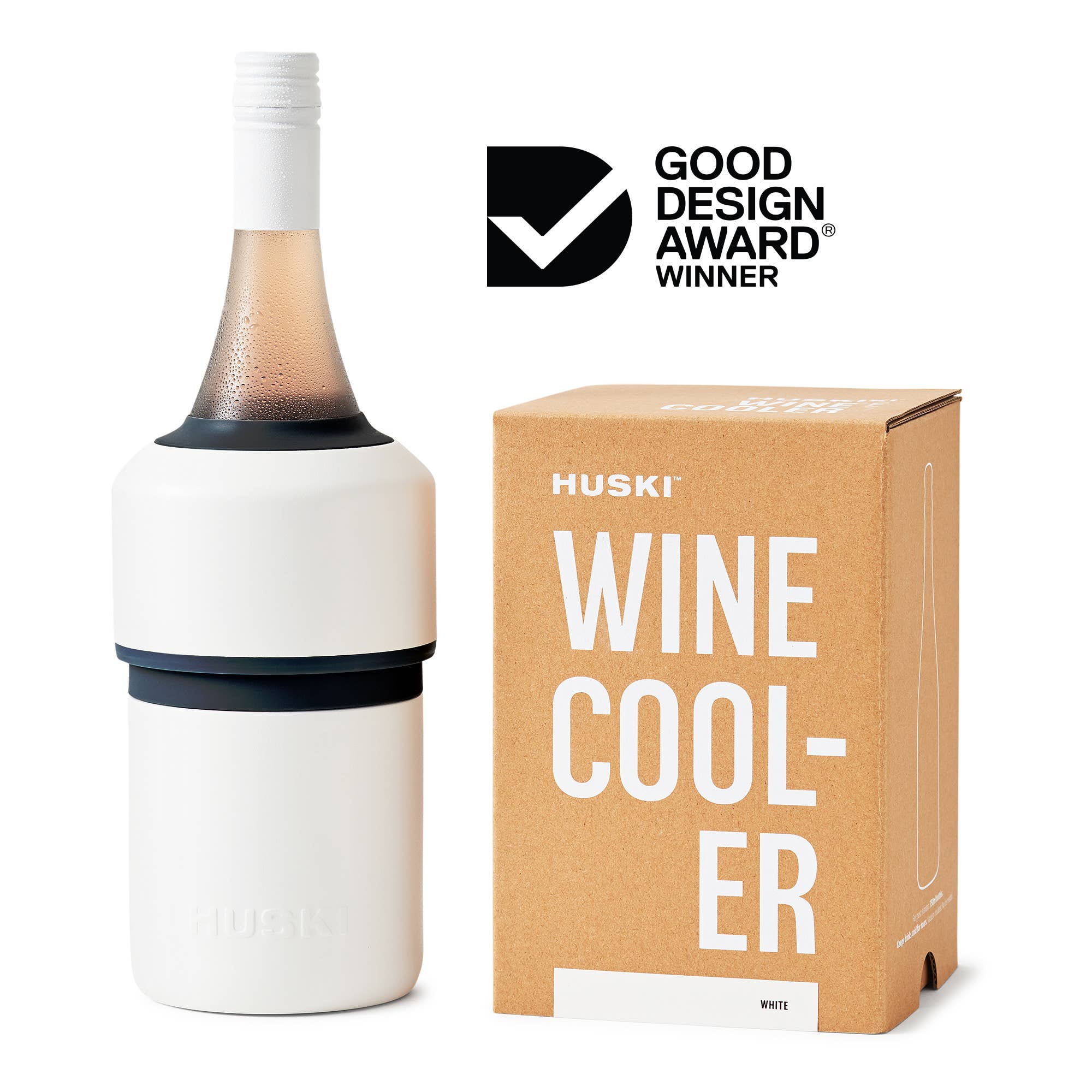 Huski Wine Cooler - White - Roma Gift & Gourmet