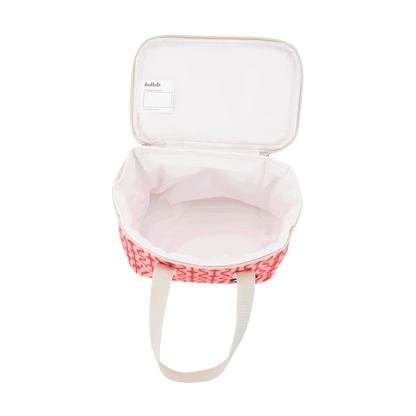 Lunch Bag Cherry Zig Zag