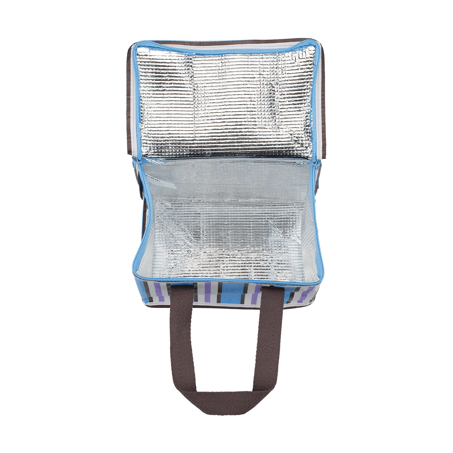 Lunch Box Choc Blue Stripe