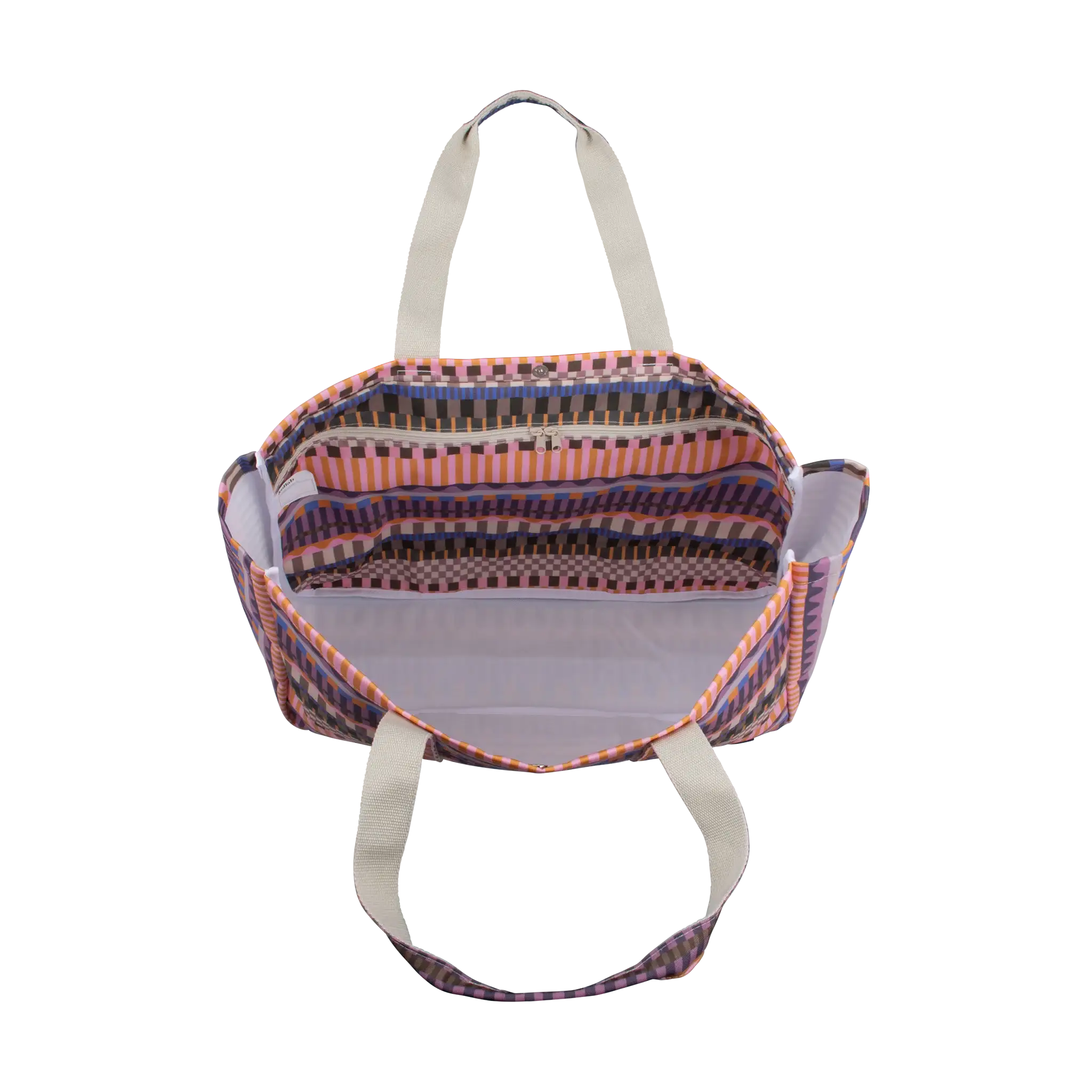 Carryall Cargo Carnival Stripe - Roma Gift & Gourmet