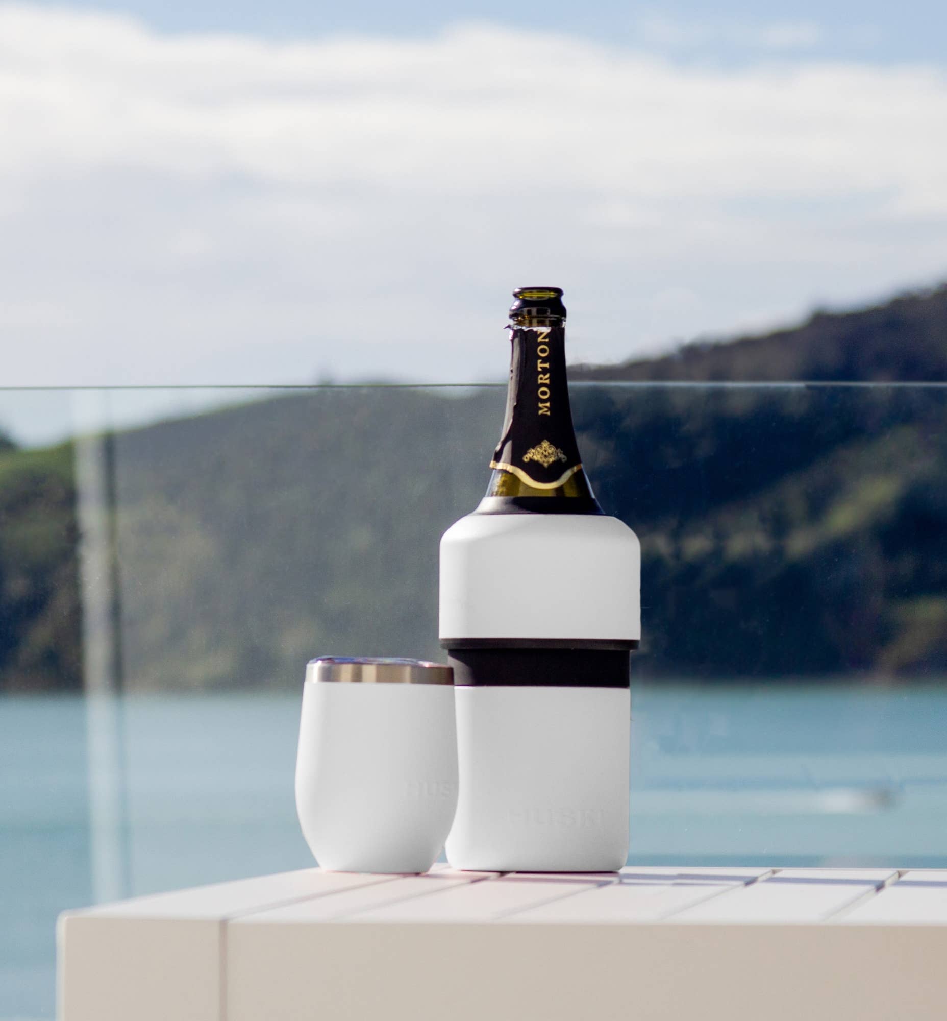 Huski Wine Cooler - White - Roma Gift & Gourmet
