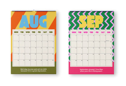 2026 Calendar (Spiral 21cm x 29.7cm)