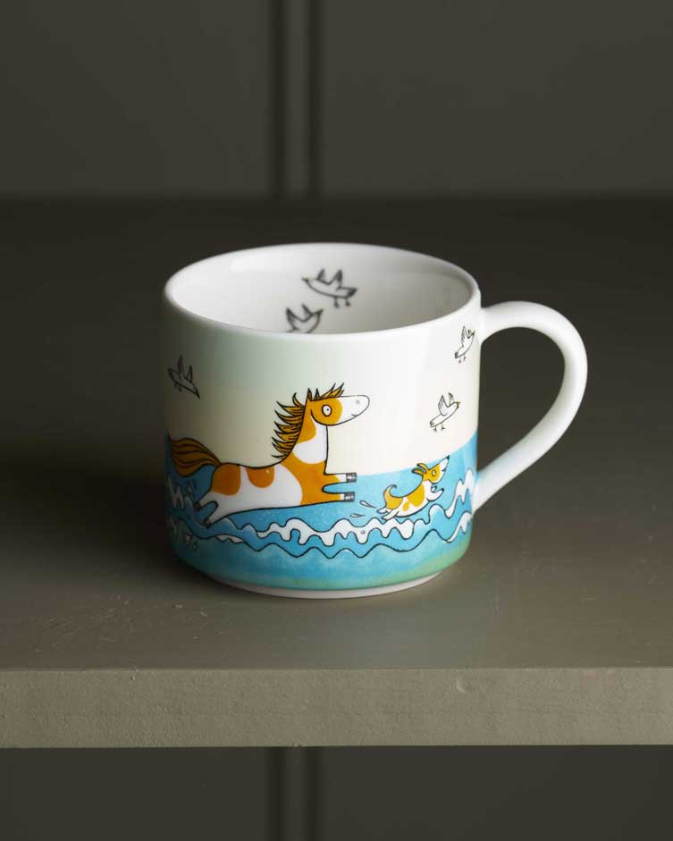SMALL MUG - GOES TO THE BEACH RGA
X ALISON LESTER - Roma Gift & Gourmet