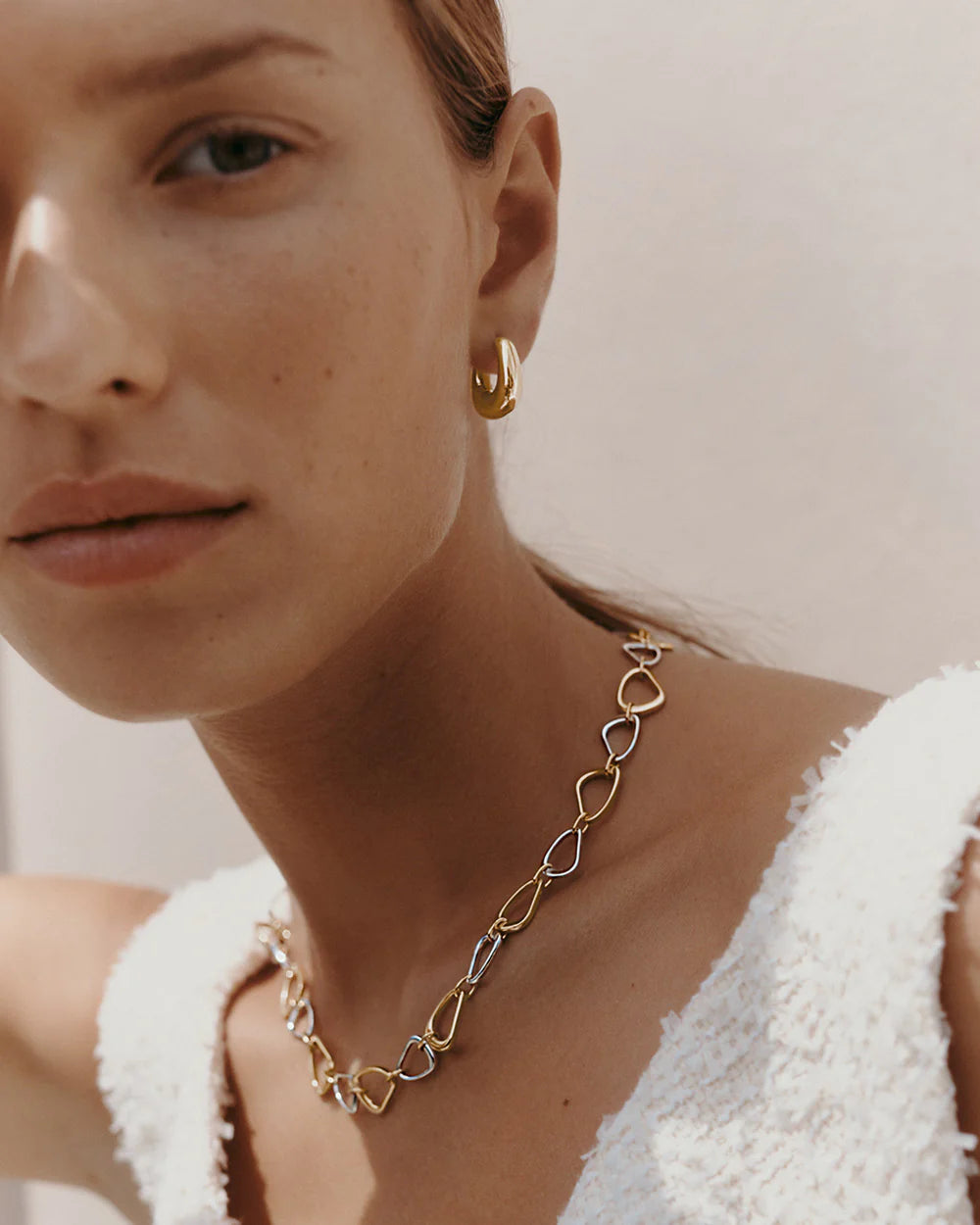 FLUX NECKLACE (MIXED METAL)