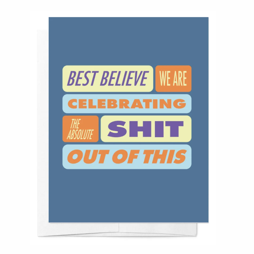 Best believe we are celebrating the absolute shit out of this card