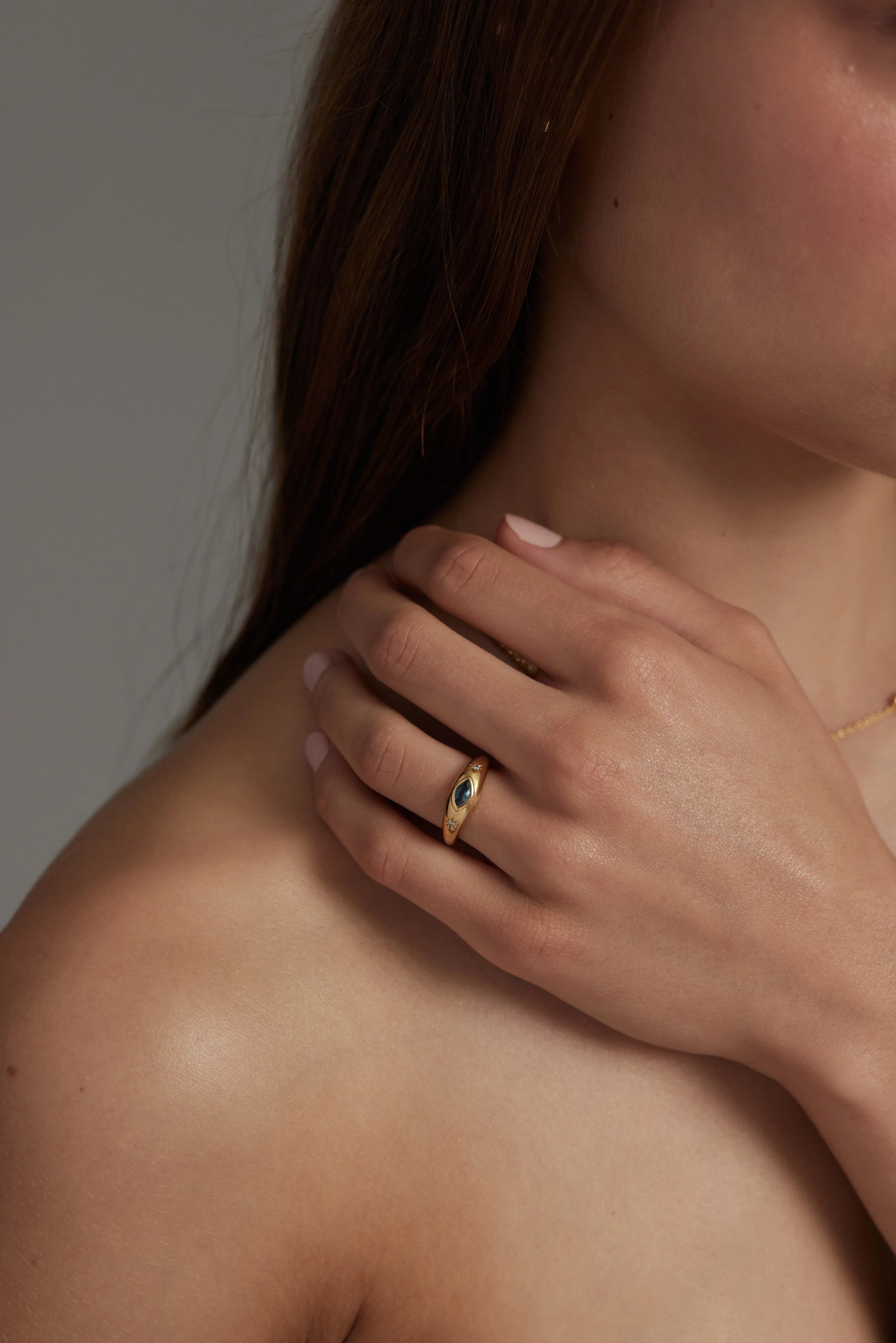 Asteria Topaz Ring