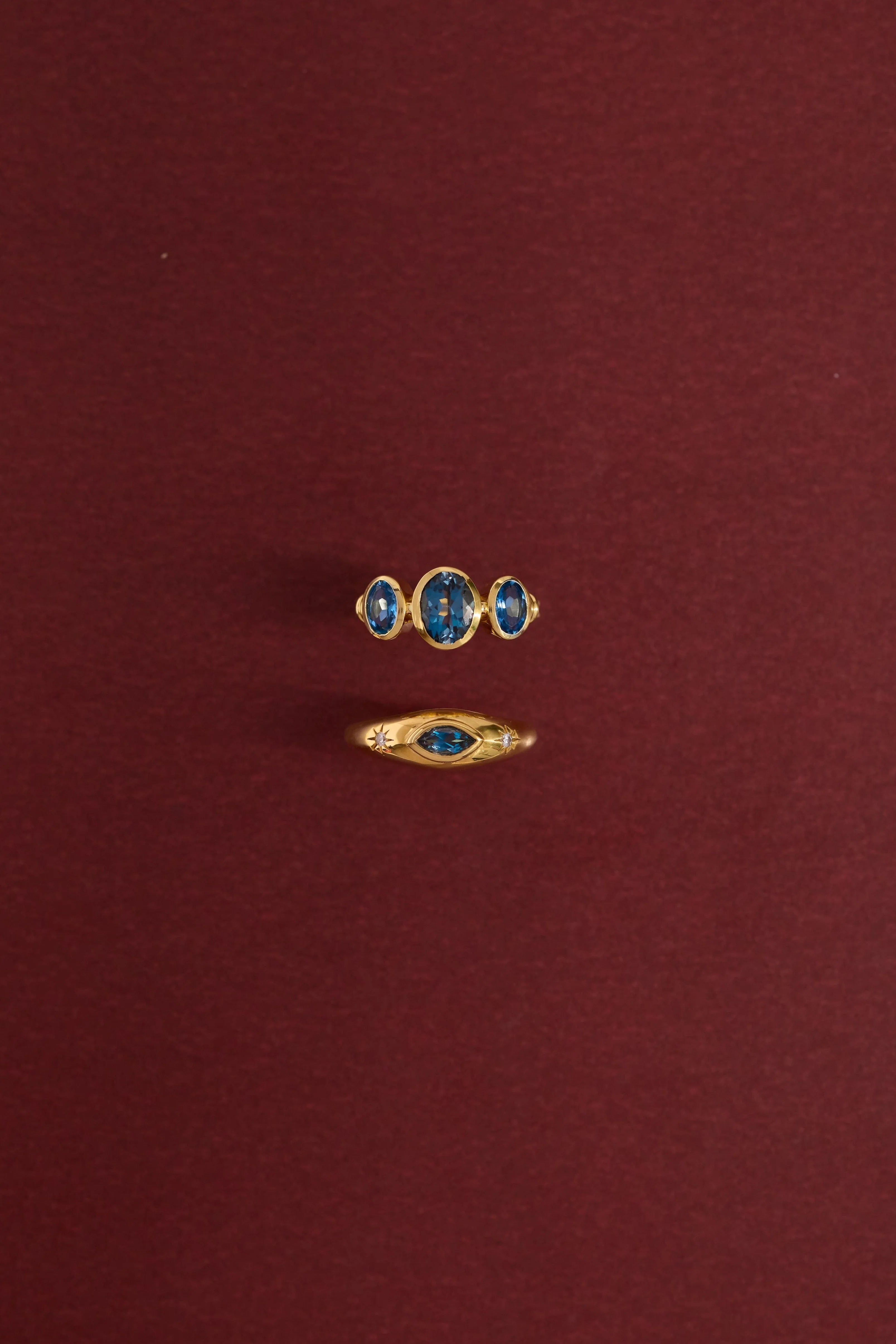Asteria Topaz Ring
