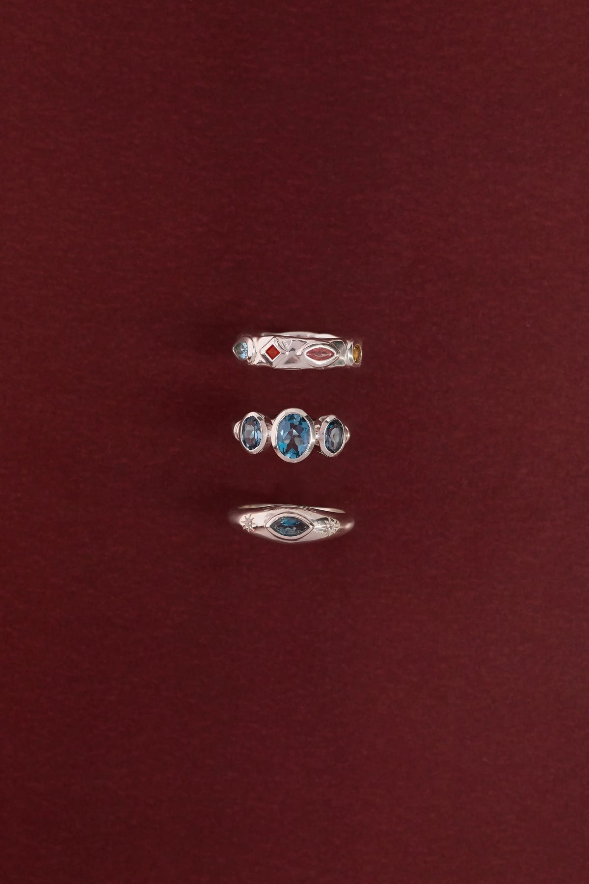 Asteria Topaz Ring