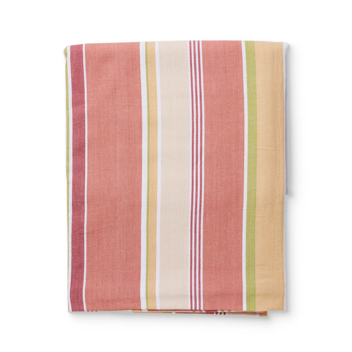 Fairhaven Rust Stripe Tablecloth - Roma Gift & Gourmet