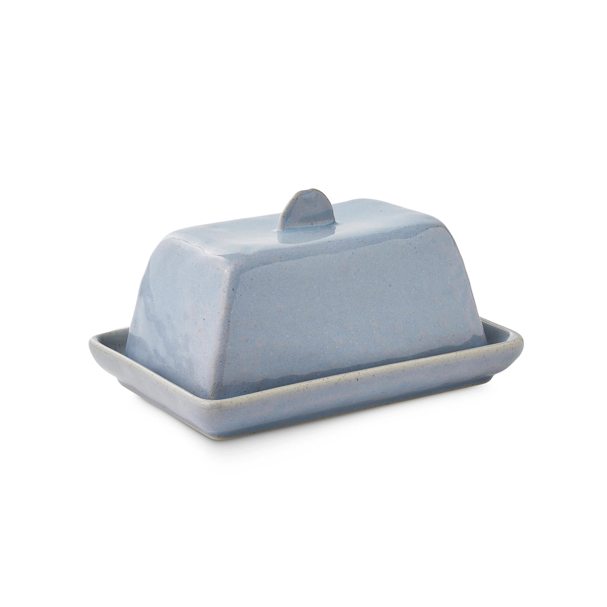 Sullivan Light Blue Butter Dish