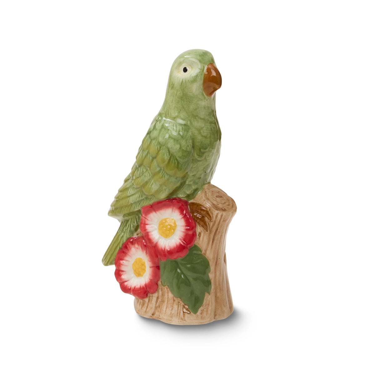 Green Parrot Tall 11 x 7 x 21cm