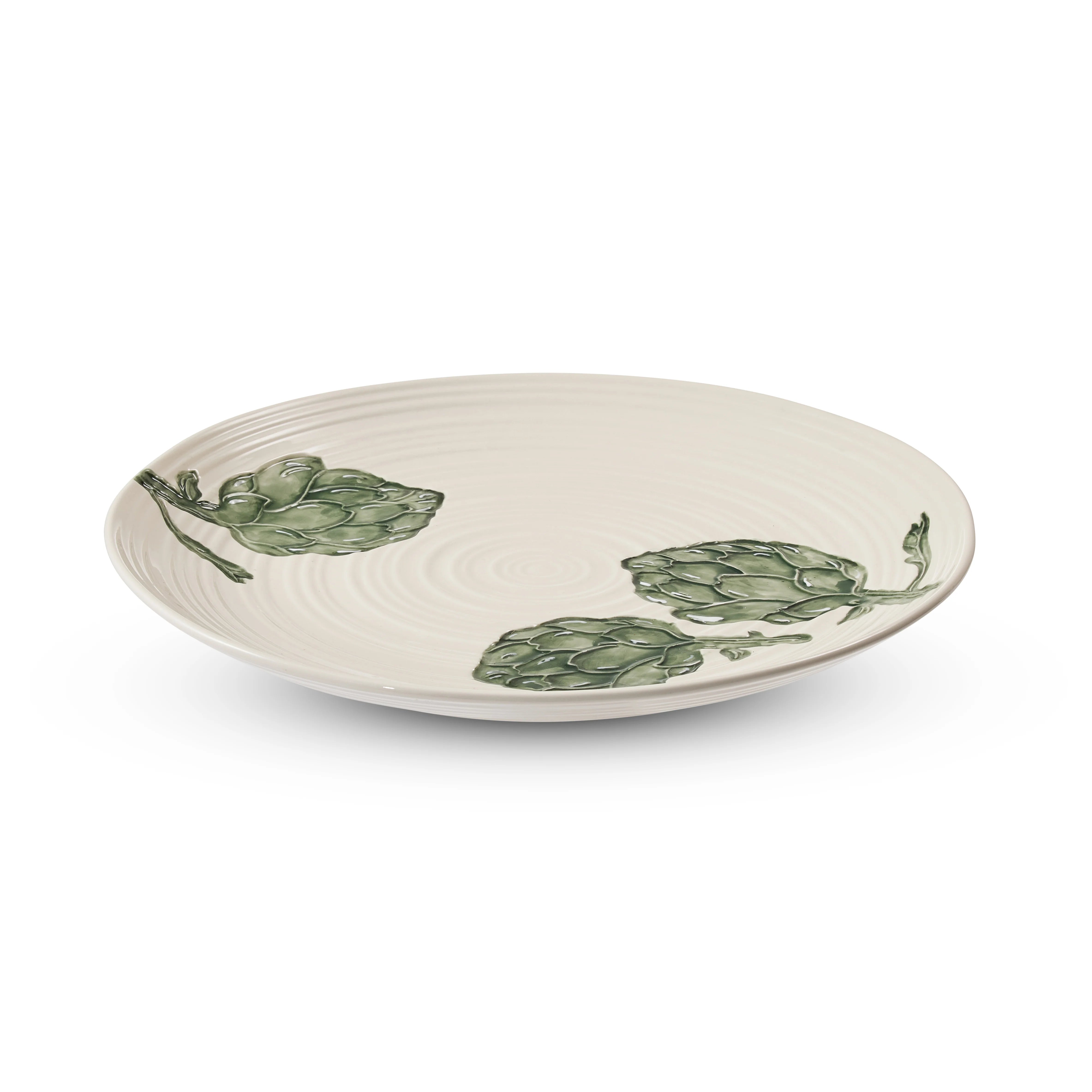 Artichoke Large Round Platter - Roma Gift & Gourmet