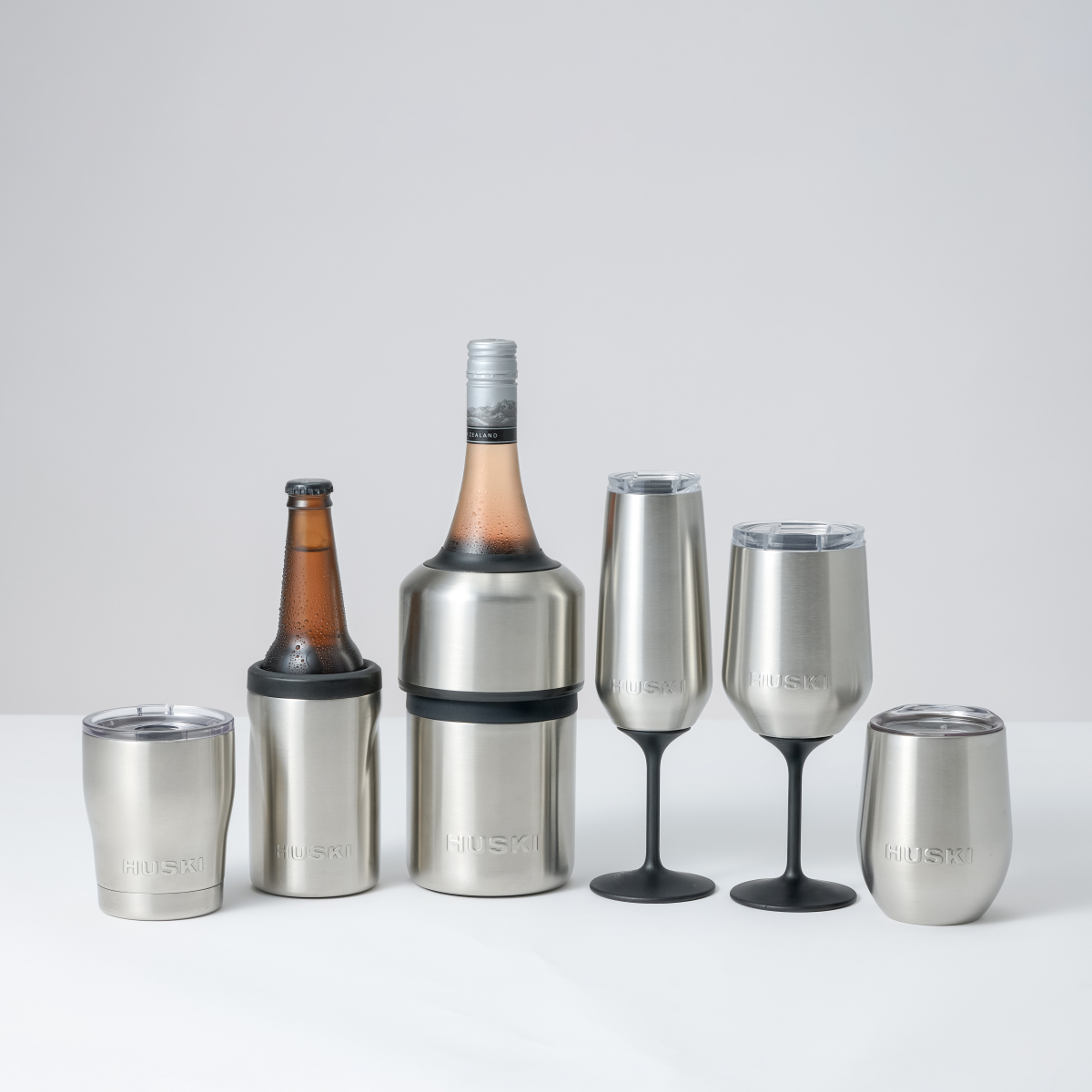 Huski Champagne Flute - Black - Roma Gift & Gourmet