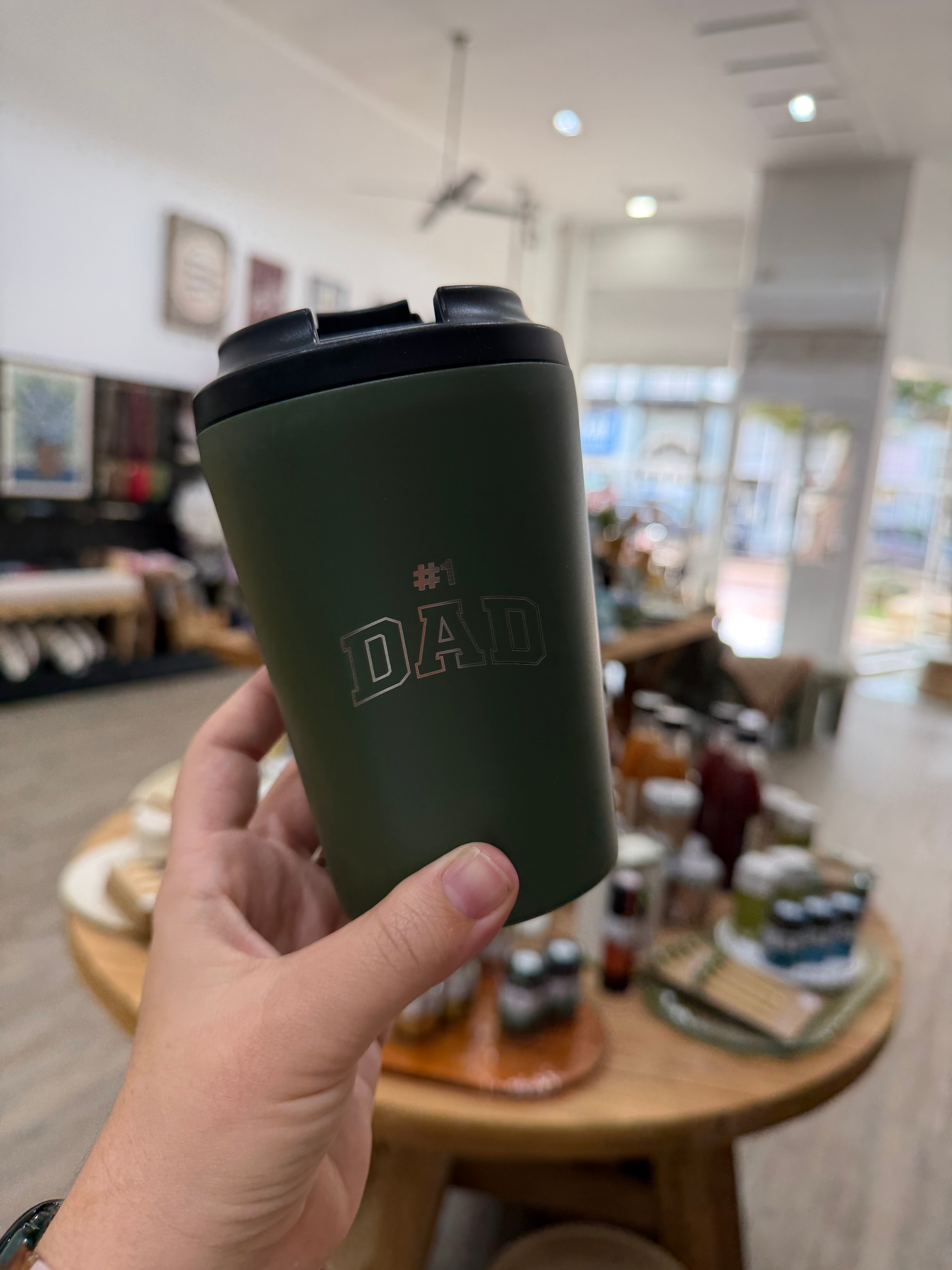 Made By Fressko - Father's Day #1 DAD Camino Ceramic Reusable Cup | 12oz/340ml - Roma Gift & Gourmet