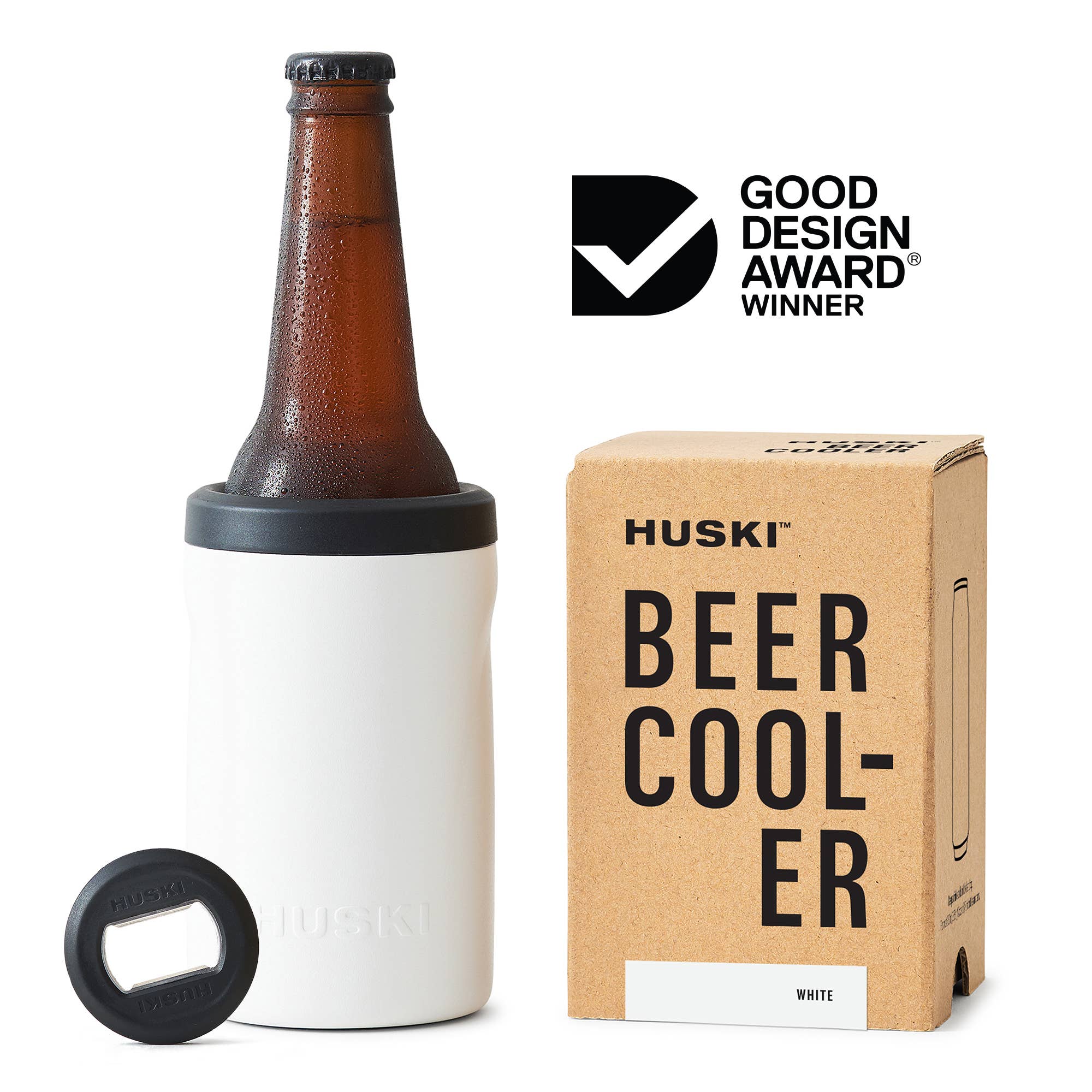 Huski Beer Cooler 2.0 - White - Roma Gift & Gourmet