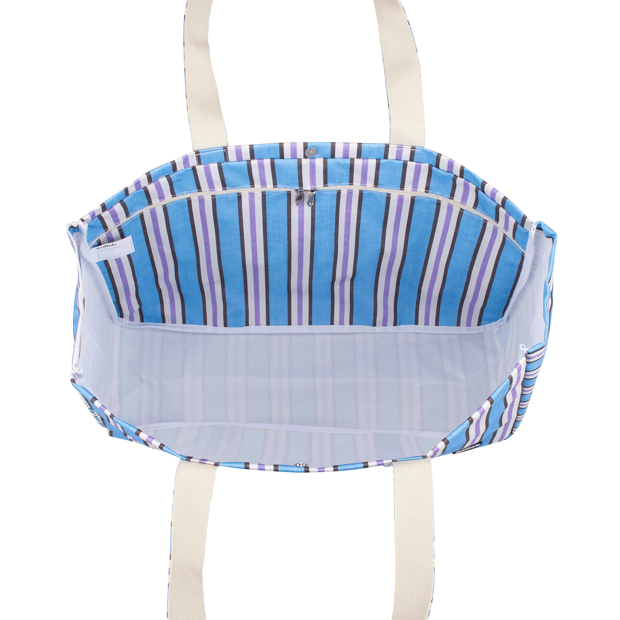 Carryall Cargo Choc Blue Stripe - Roma Gift & Gourmet