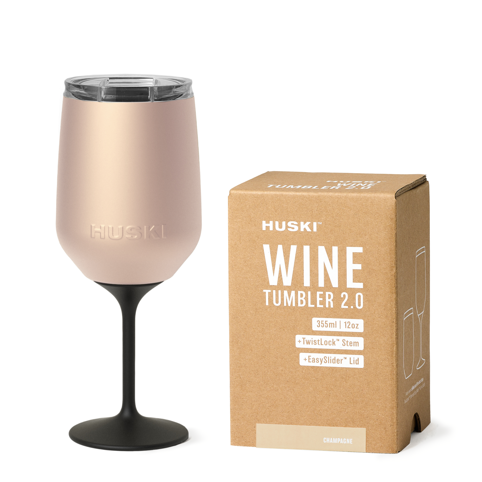 Huski Wine Tumbler 2.0 - Champagne - Roma Gift & Gourmet