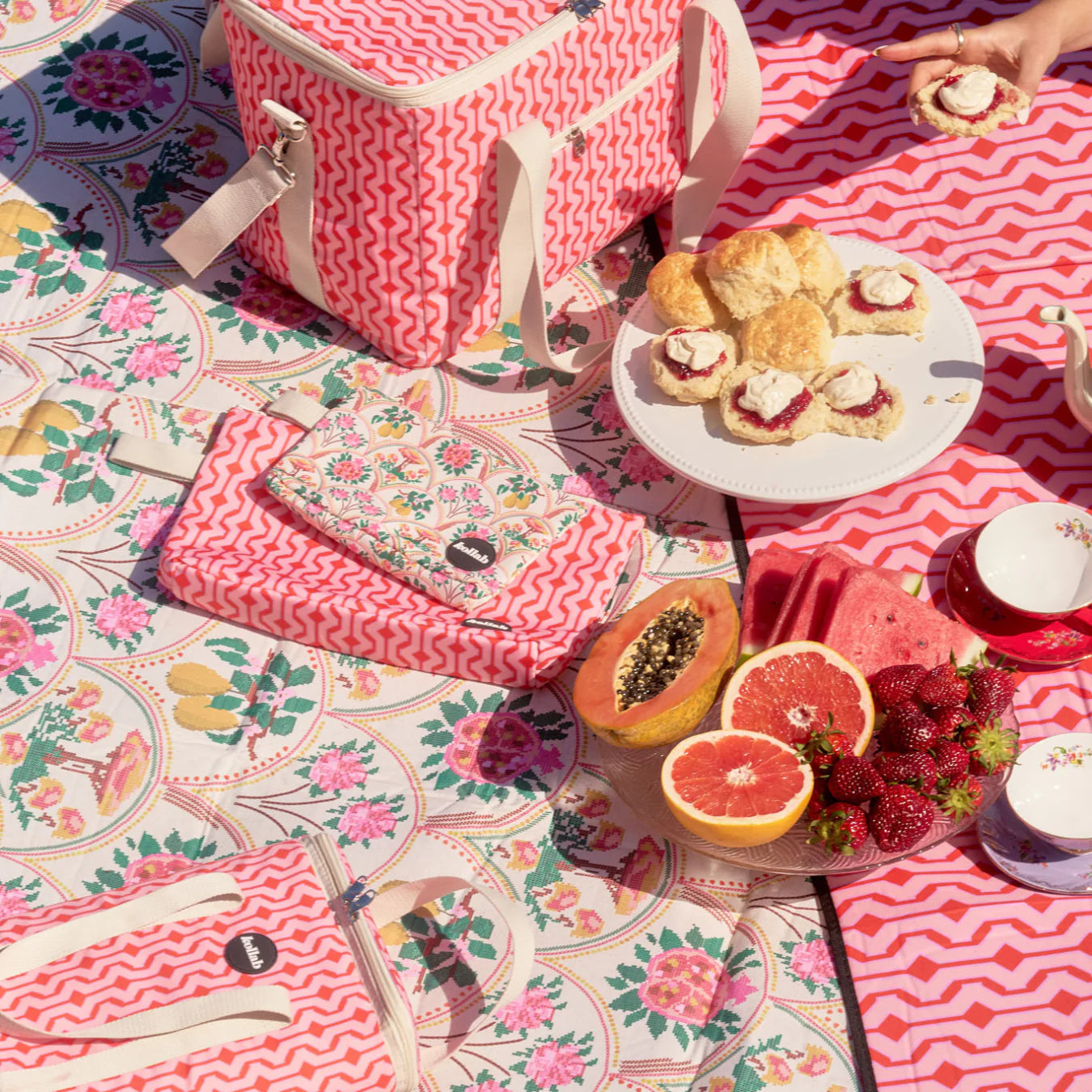 Picnic Mat Needlepoint Garden