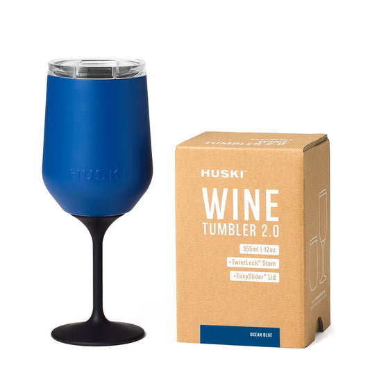 Huski Wine Tumbler 2.0 - Ocean Blue (Limited Release)