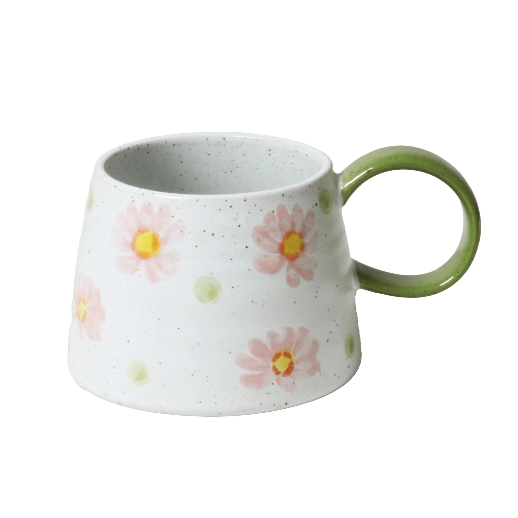Large Handled Mug / Quinn Flower Garden