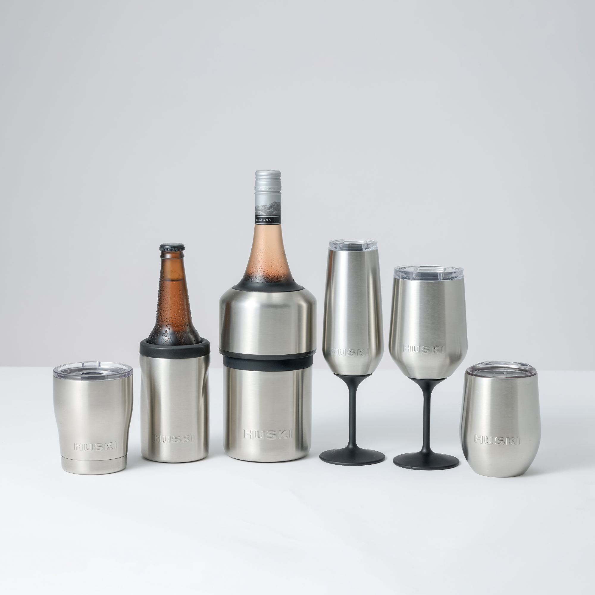 Huski Wine Tumbler 2.0 - Stone Grey - Roma Gift & Gourmet