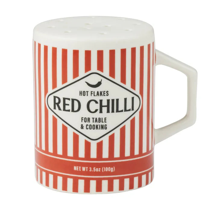 Deli Ceramic Chilli Shaker Red