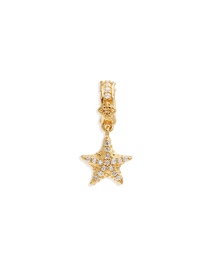 Gold By the Sea Starfish Pendant