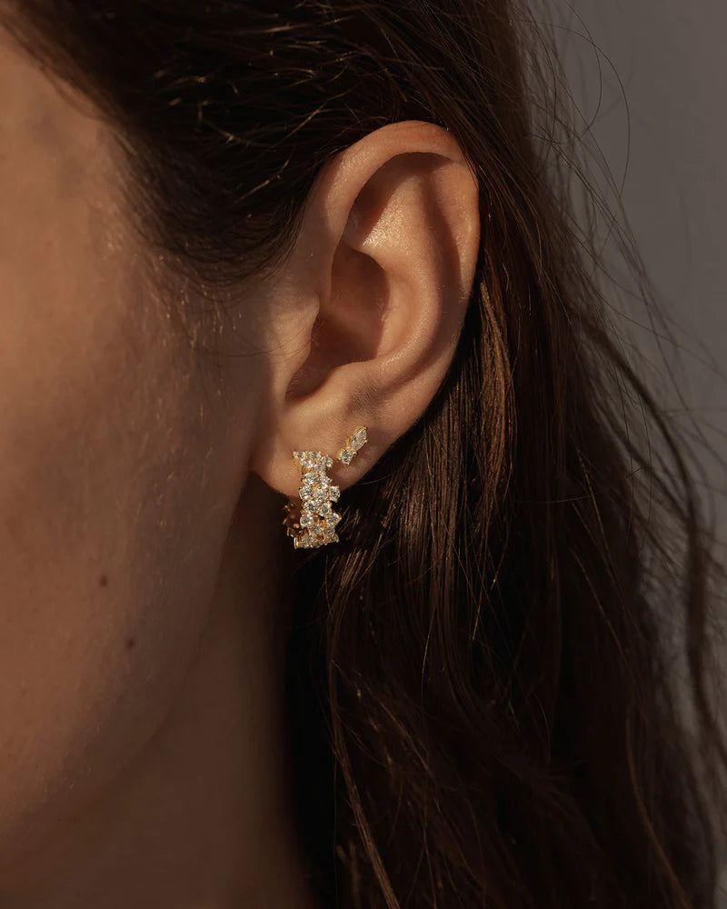 Crystal Dust Hoops - Roma Gift & Gourmet