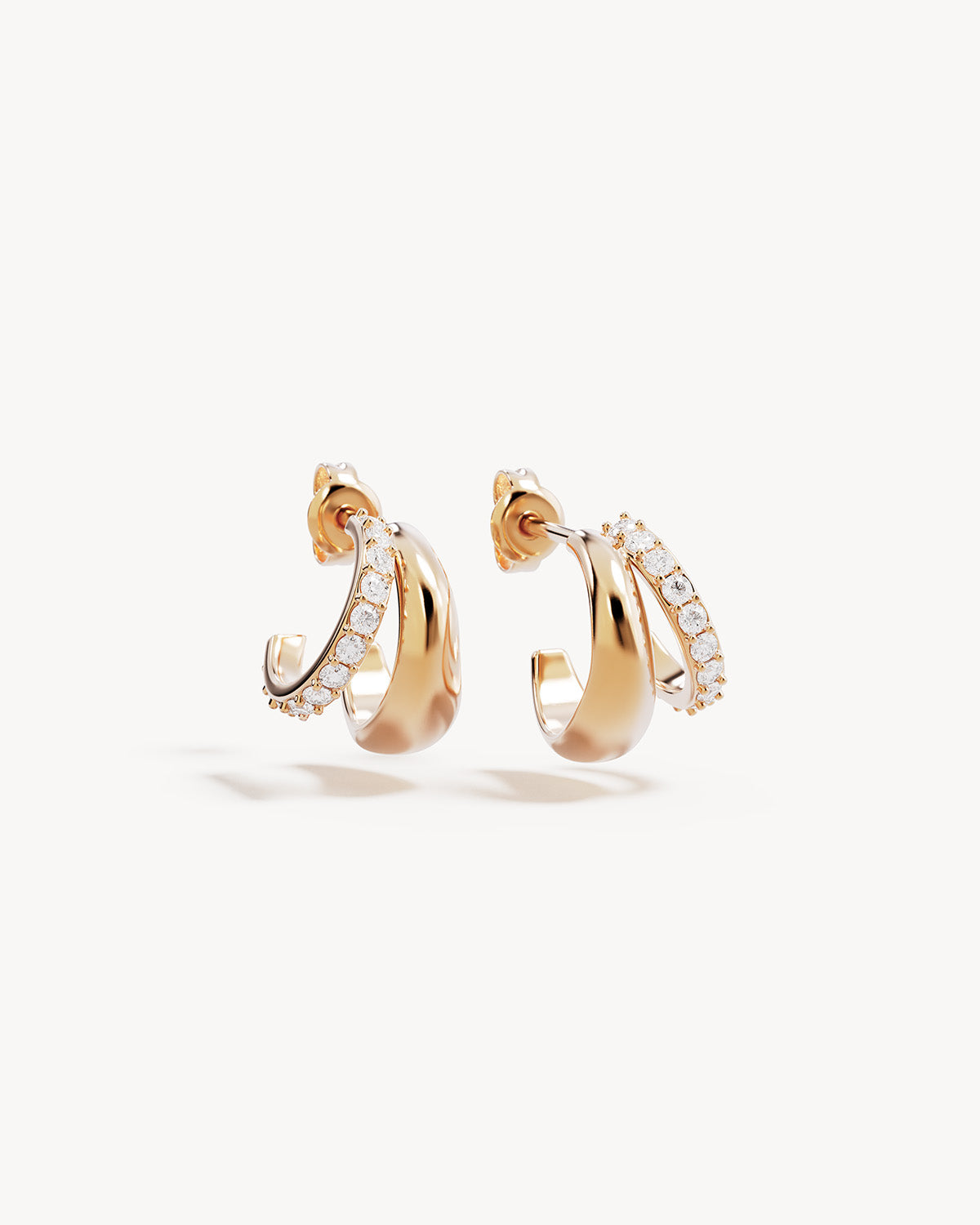 18k Gold Plated Eternally Yours Hoops