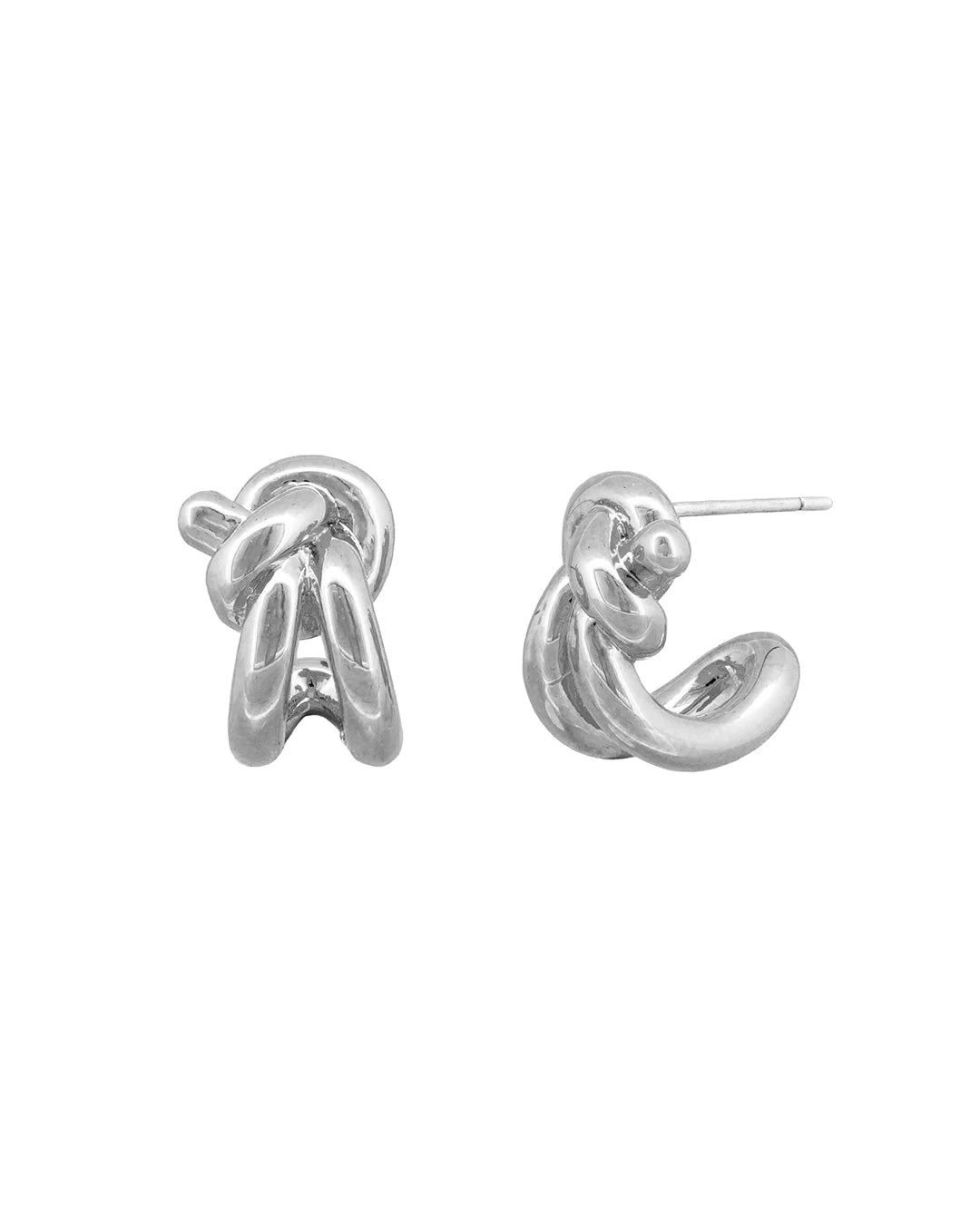 Freya Hoops - Silver - Roma Gift & Gourmet
