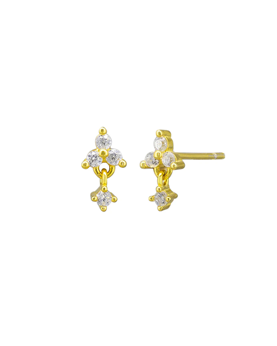 Evara Studs - Gold