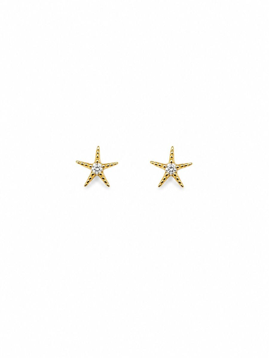 Gold Tara Studs