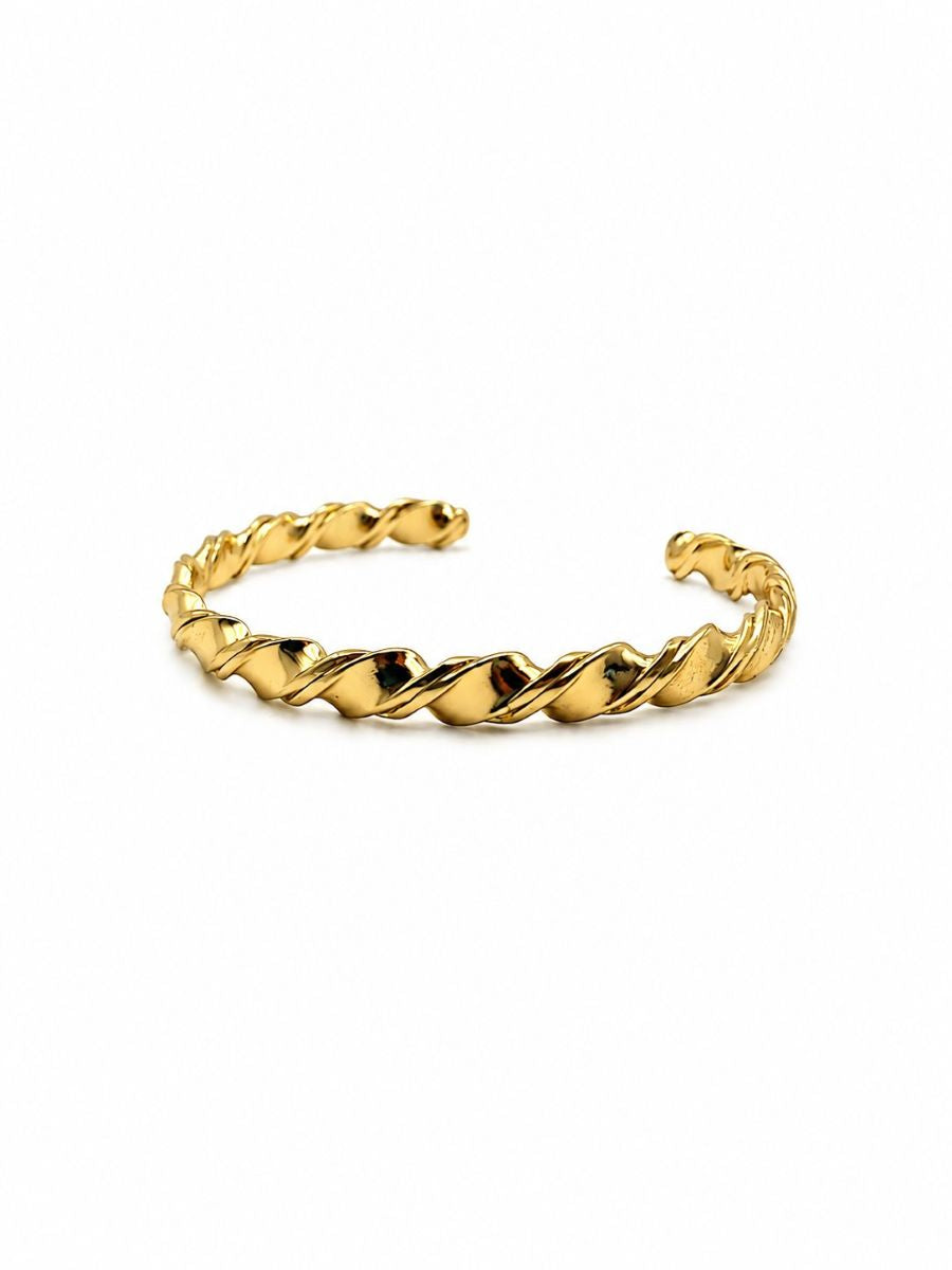 Gold Twisted Cuff